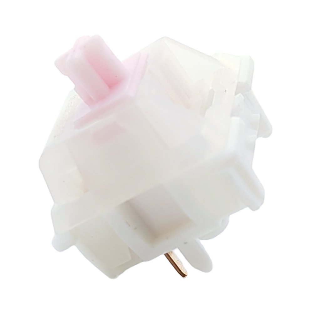 Tecsee Free samples Linear UPE Stem Nylon Housing Switches 63.5g Gold Spring Lubed Linear Custom Mechanical Keyboard Switches