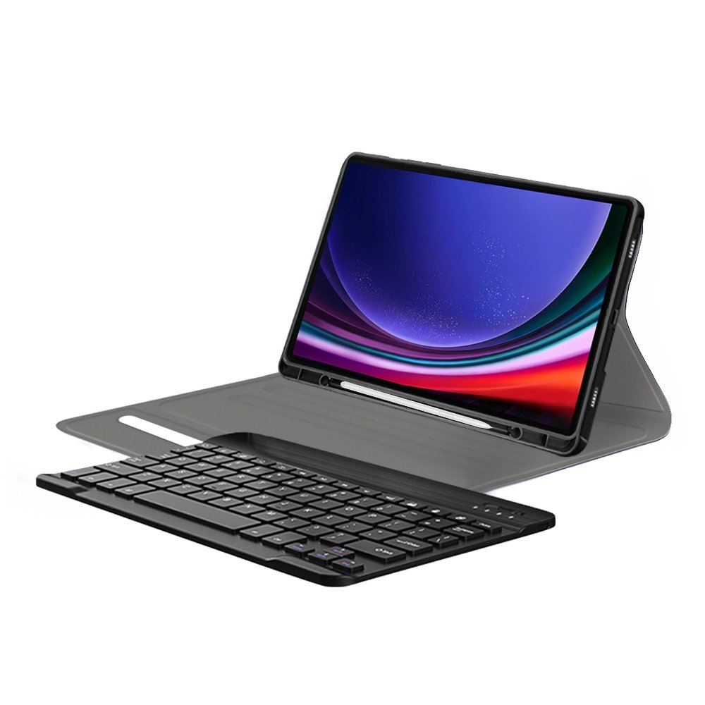 Keyboard cover case for Samsung Galaxy Tab Tab S9 11" with pencil holder