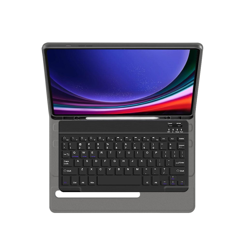 Keyboard cover case for Samsung Galaxy Tab Tab S9 11" with pencil holder