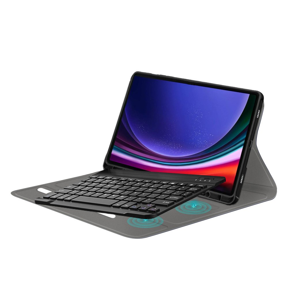 Keyboard cover case for Samsung Galaxy Tab Tab S9 11" with pencil holder