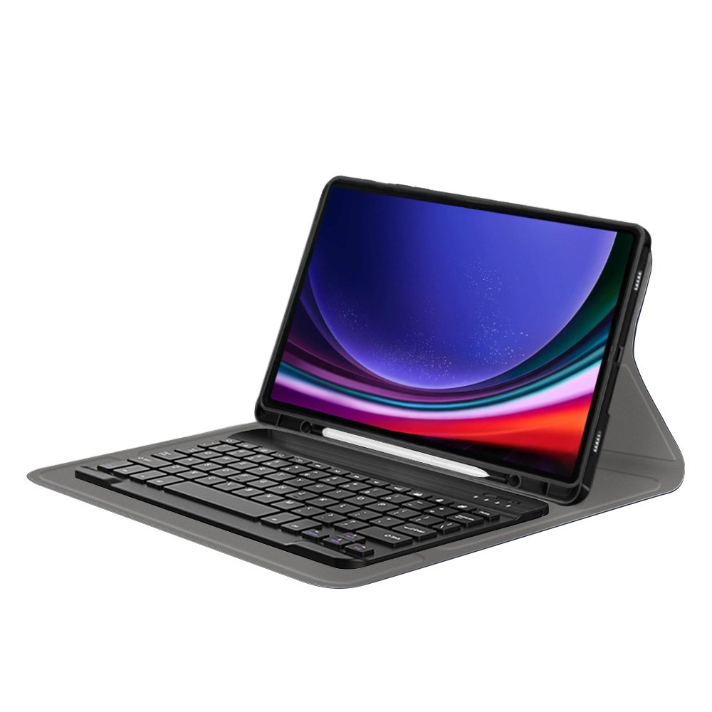 Keyboard cover case for Samsung Galaxy Tab Tab S9 11" with pencil holder