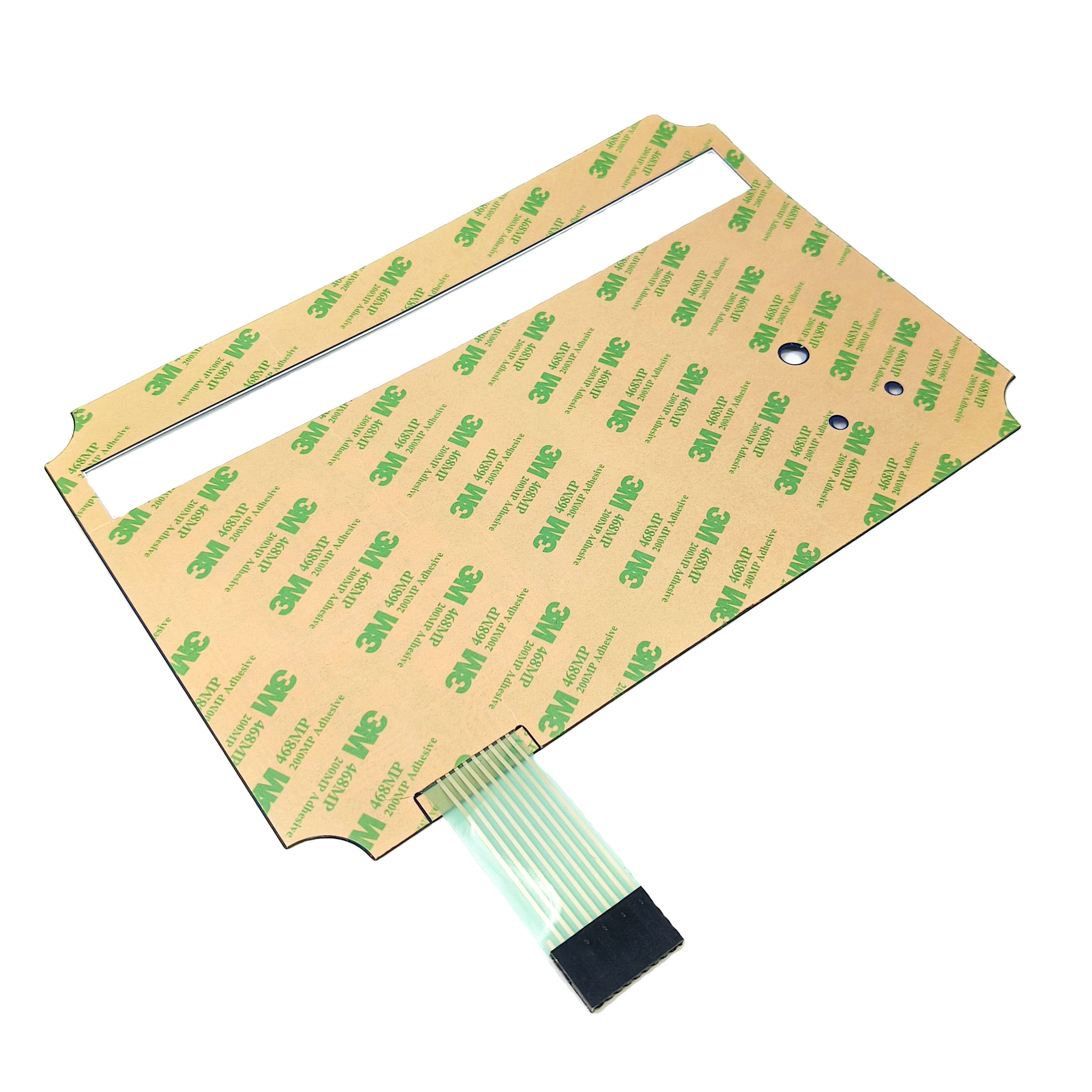 Factory Customize Manufacturer Embossed Button Membrane Switch Keypad Panel Keyboard Adhesive for Remote Controller Application