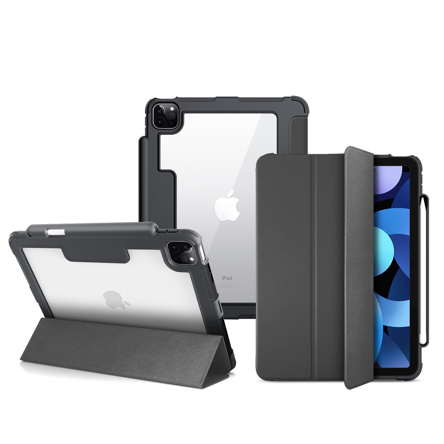 Arteck Ultra Thin Mini BT Keyboard Folio Case Cover With Built in Stand Groove for Apple ipad mini 3 / 2 / 1 /