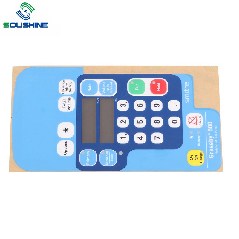 UV Insulation Ink Membrane Keyboard Switch Panel for Telecommunication Equipment
