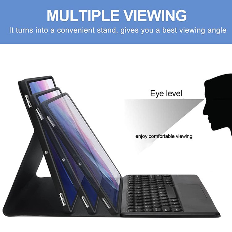 Keyboard Case For Samsung Galaxty Tab S9 Plus 12.4 Inch SM X810 Cover With Keyboard For Tab S9 FE Plus X610 Keyboard Case