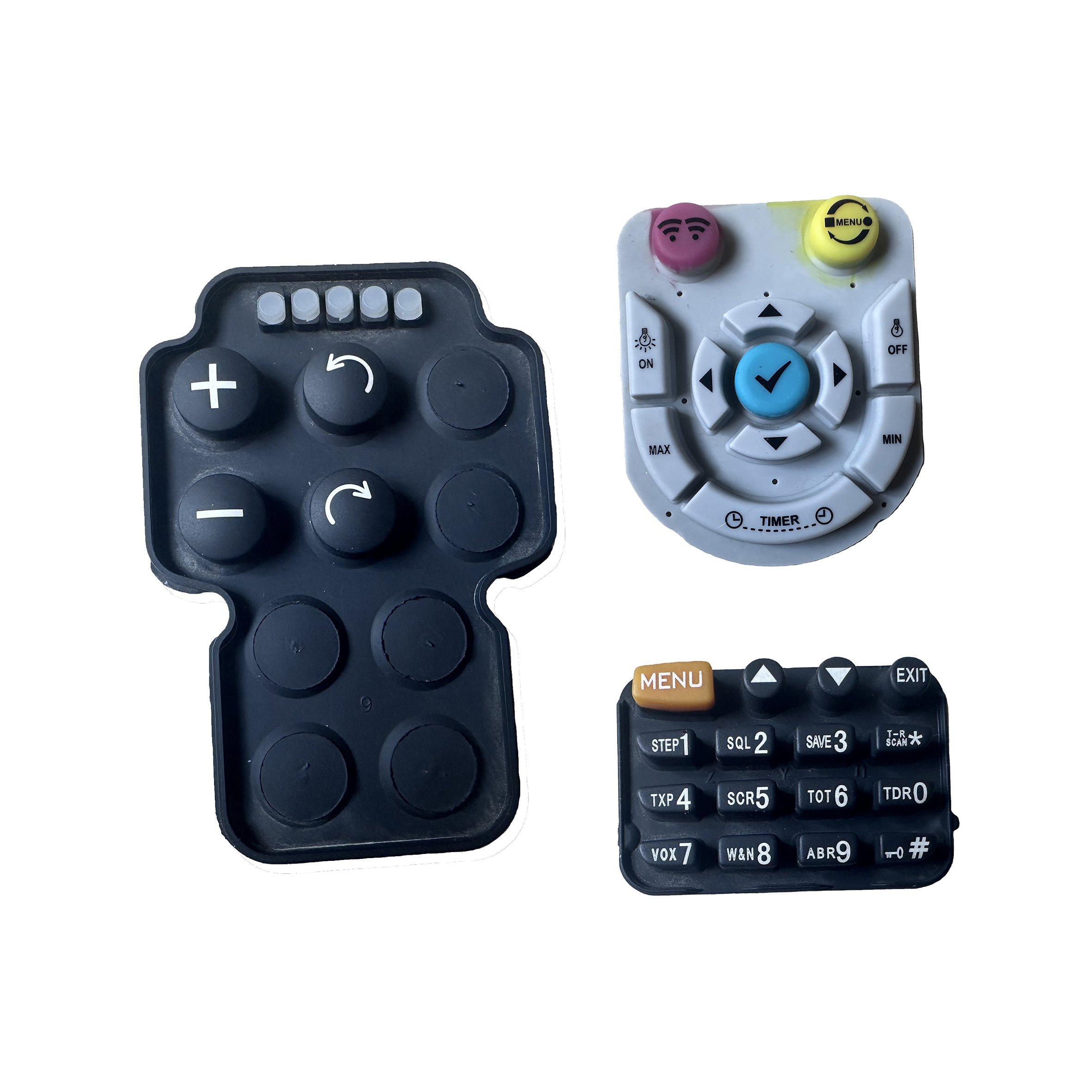 silicone push buttons electronic silicone rubber keypads for remote control