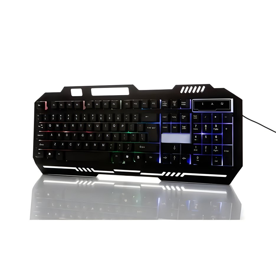 backlit LED mechanical keyboard mouse combo customized teclado wired USB gaming OEM UK Russian ABNT2 computer keyboard for gamer
