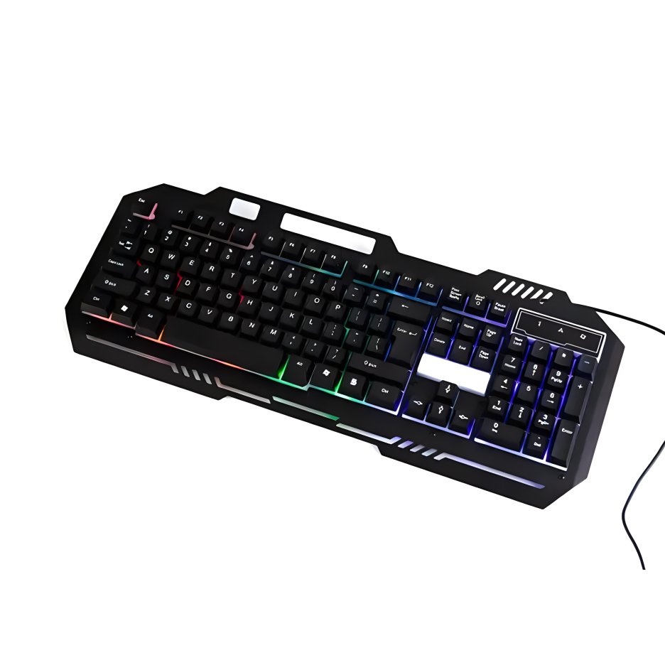 backlit LED mechanical keyboard mouse combo customized teclado wired USB gaming OEM UK Russian ABNT2 computer keyboard for gamer