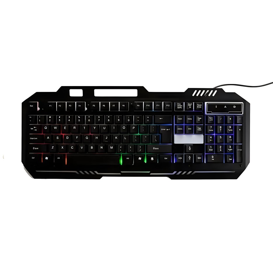 backlit LED mechanical keyboard mouse combo customized teclado wired USB gaming OEM UK Russian ABNT2 computer keyboard for gamer