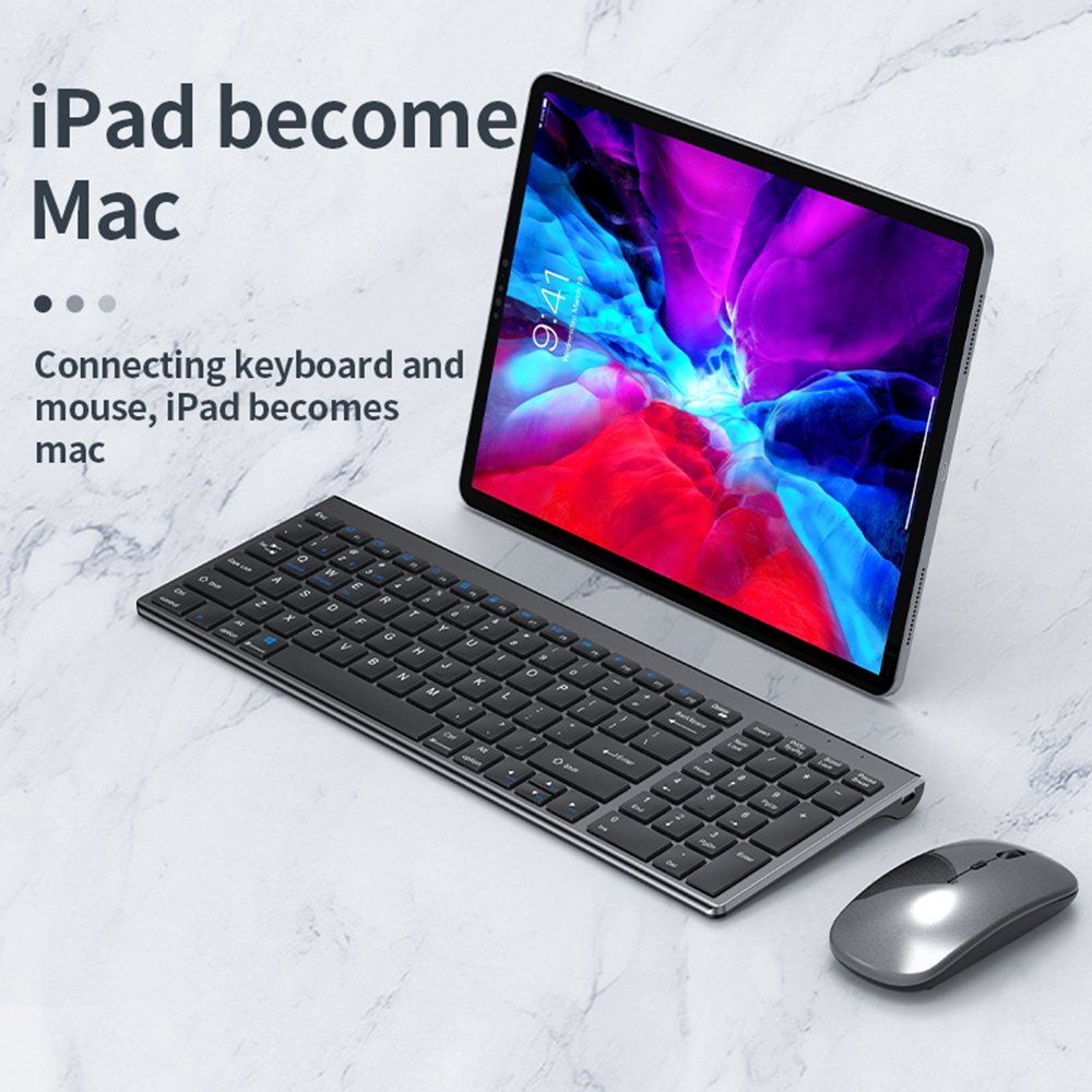 Hot Sales Wholesale Price Scissor Switch Keyboard Portable BT 2.4G Wireless Keyboard and Mouse Combo for Windows Laptop Tablet