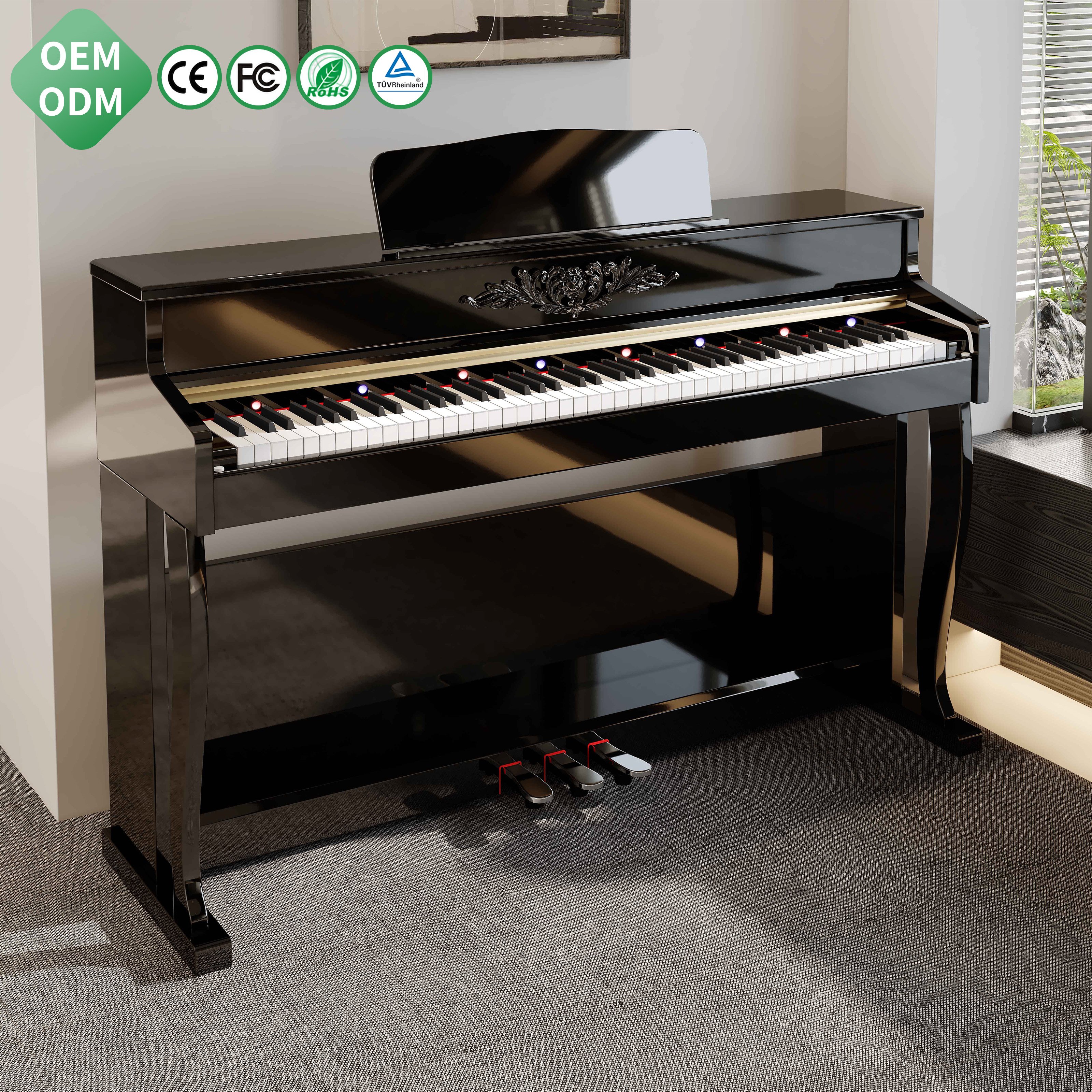 weighted keyboard piano keyboard digital piano 88 keys upright digital piano 88 weighted keys