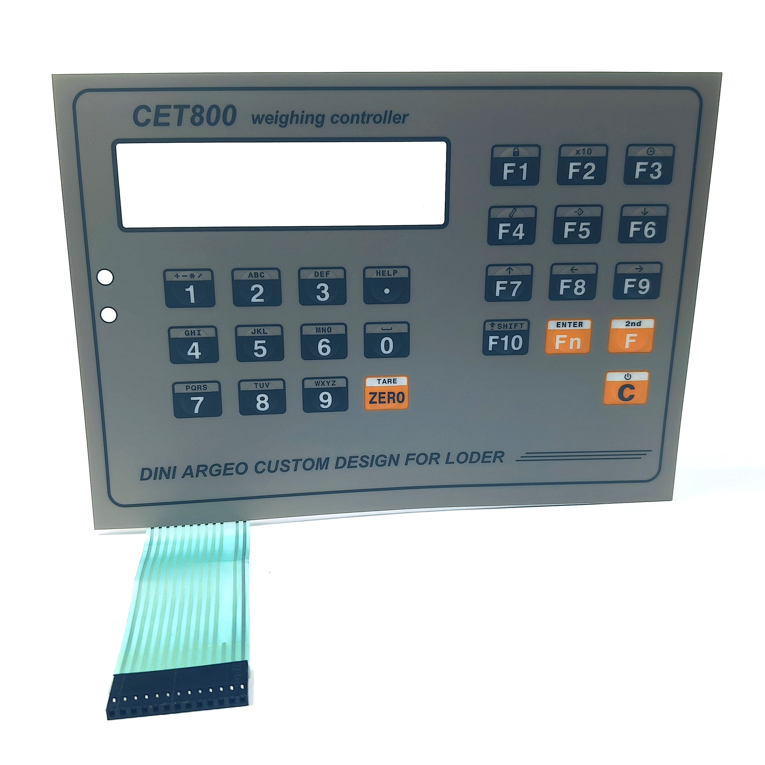 Customized Design Tactile Panel Keypad Switch connector Membrane Switch with adhesive