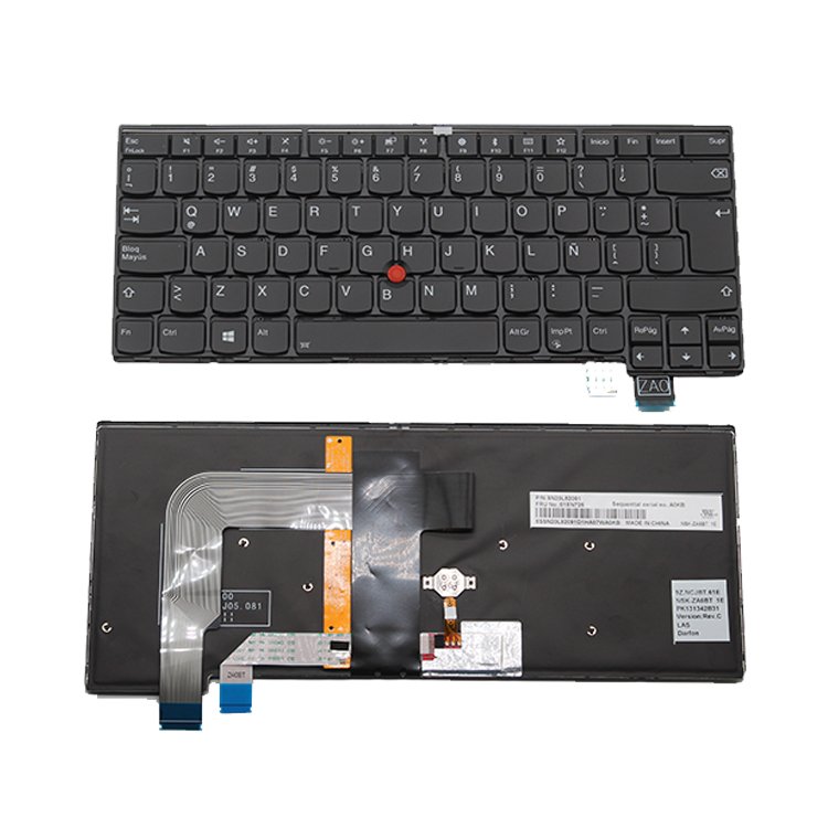 HK-HHT New No Backlit Spanish keyboard teclado For IBM Thinkpad T460S T470S laptop
