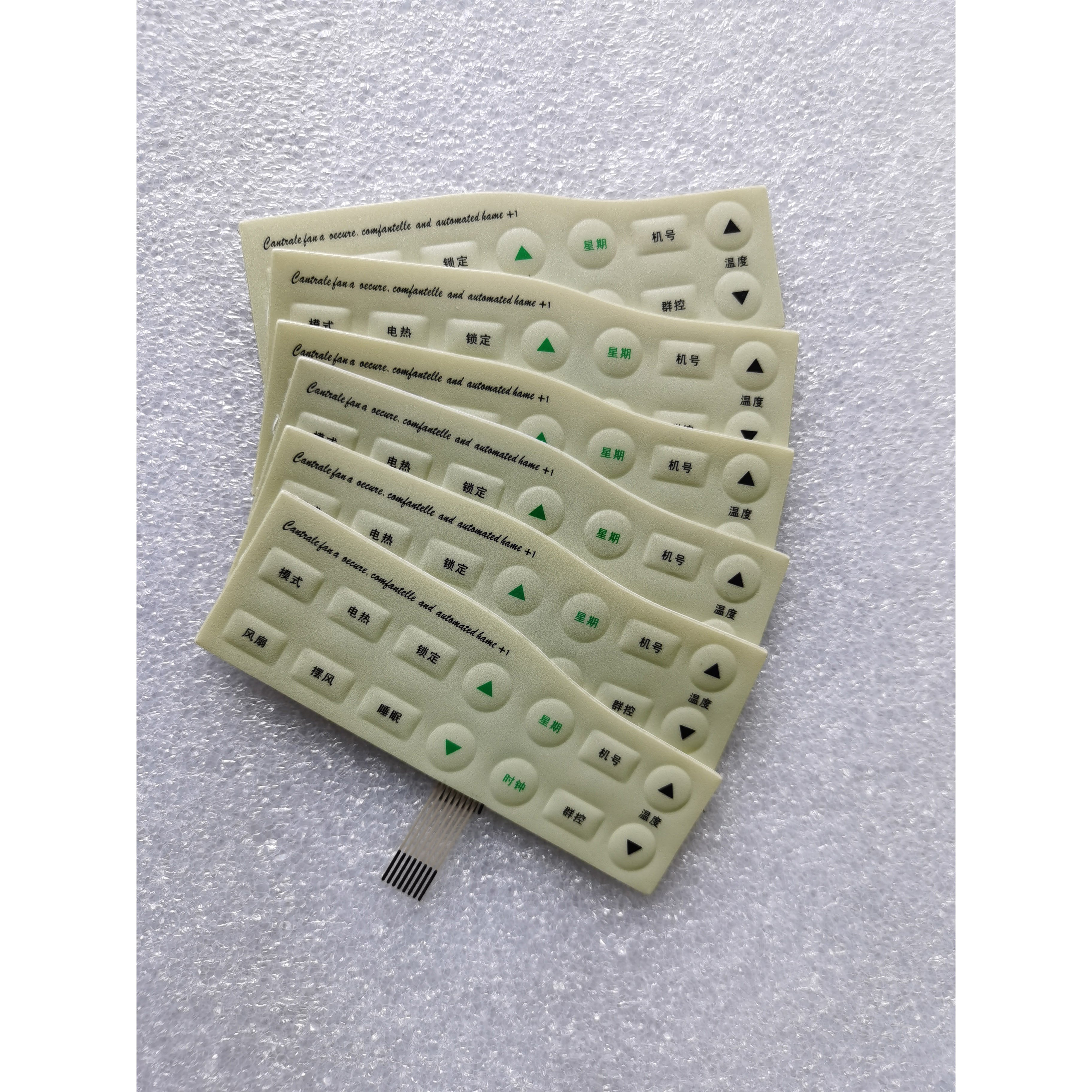 ODM Wholesale Technology Good Price Graphic Overlay Membrane Keypad Keyboard Button Membrane Panel Membrane Switch