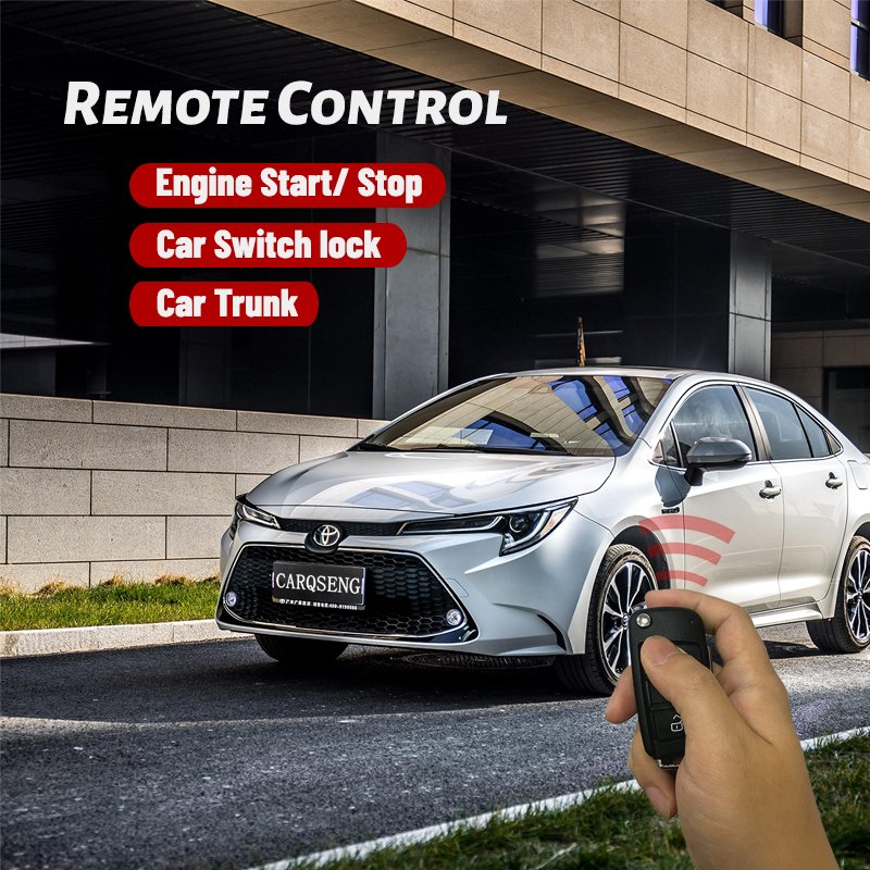Universal Car Key for Remote Start Ignition system With Car Alarms Central Locking Anti-theft Kit for Vehicle Toyota Nissan
