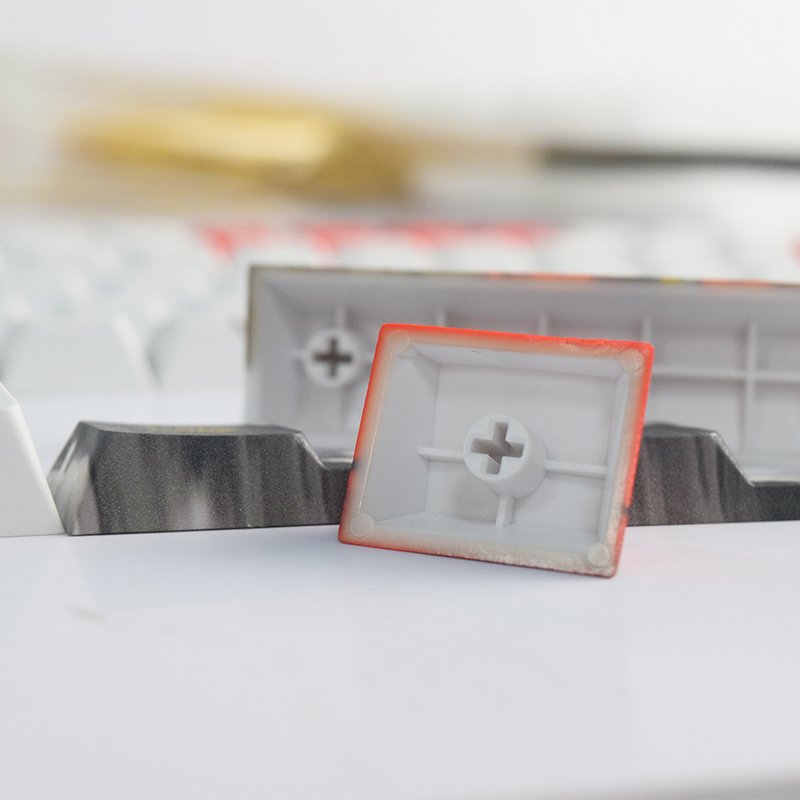 AFLION OEM Custom 104 Key Pbt Translucent Keyboard Mechanical Keyboard Special Color Personalized Two Color Key Cap