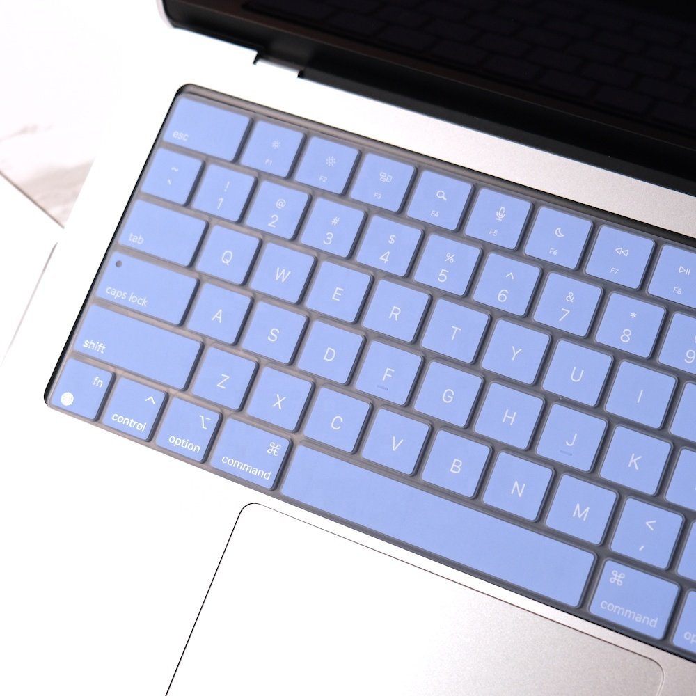 Multi colors soft Silicone Laptop Keyboard Protector Cover Laptop silicone Case for Macbook Pro 14 A2442