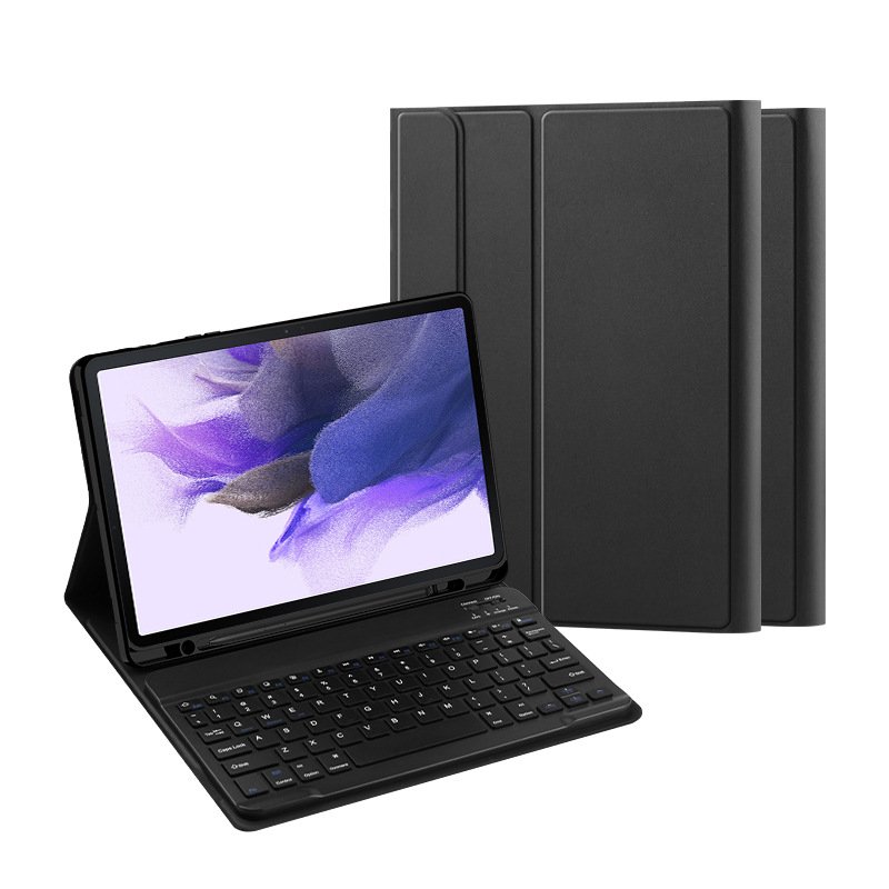 Keyboards For Samsungtab S9 Fe 11inch 12.4 Inch Protective Case With Wireless Keyboard And Pen Slot A9+A8/S8/S7