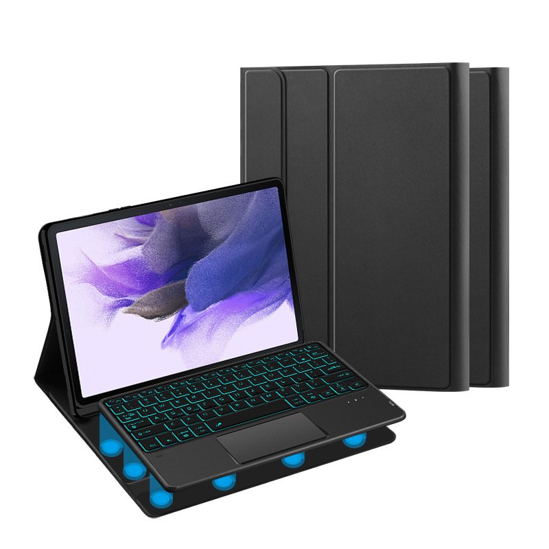 Keyboards For Samsungtab S9 Fe 11inch 12.4 Inch Protective Case With Wireless Keyboard And Pen Slot A9+A8/S8/S7