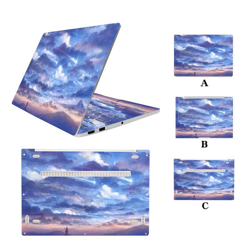 3M Laptop Stickers Decal Cover Matte Body Skin Guard for HP for Asus for Huawei for Dell for Lenovo Keyboard Stickers 3m