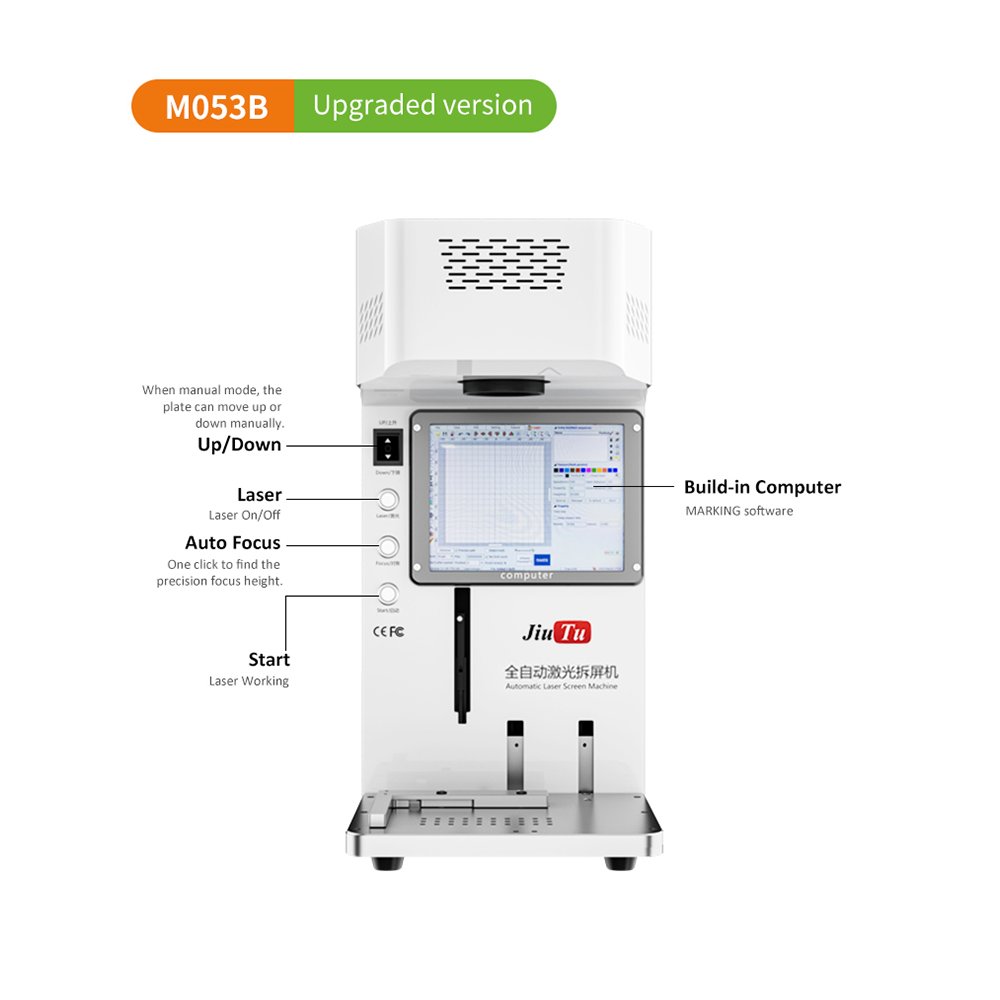 JiuTu M053B mini Phone Laser Machine for iPhone Back Glass Remover Frame Separating Machine