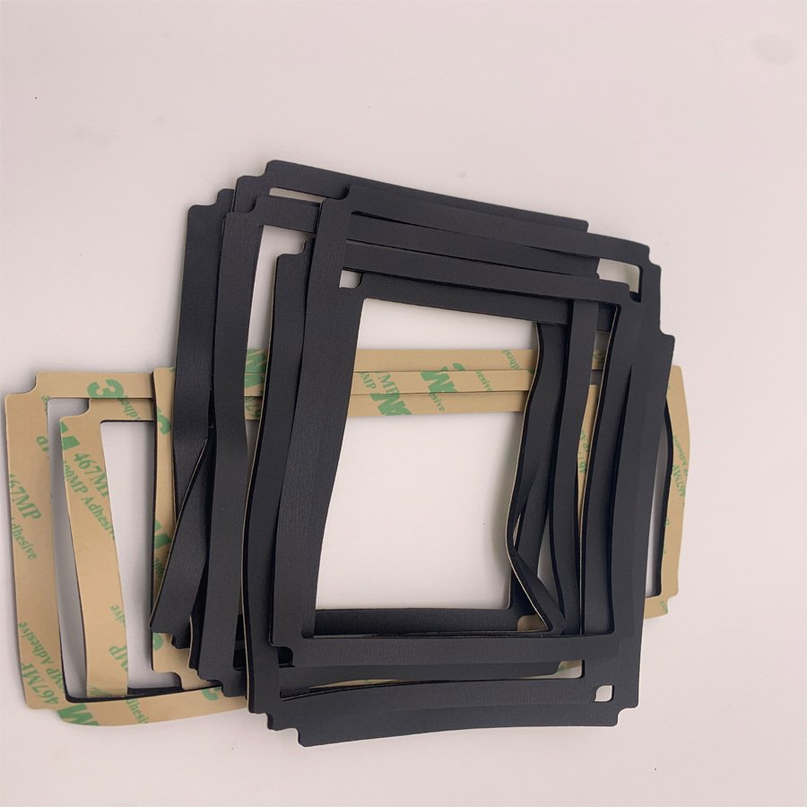 Cheap Stamping Parts Rubber Silicone Foam Sheet Custom Keyboard Keycaps Die Cutting Self Adhesive Tape Rubber Silicone Gasket