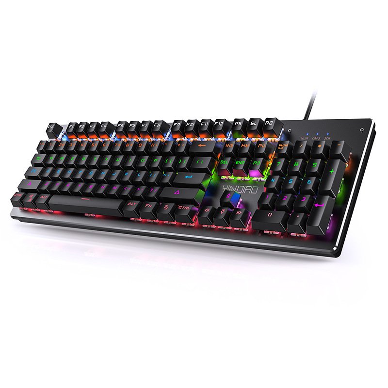 104keys hot swappable mechanical keyboard