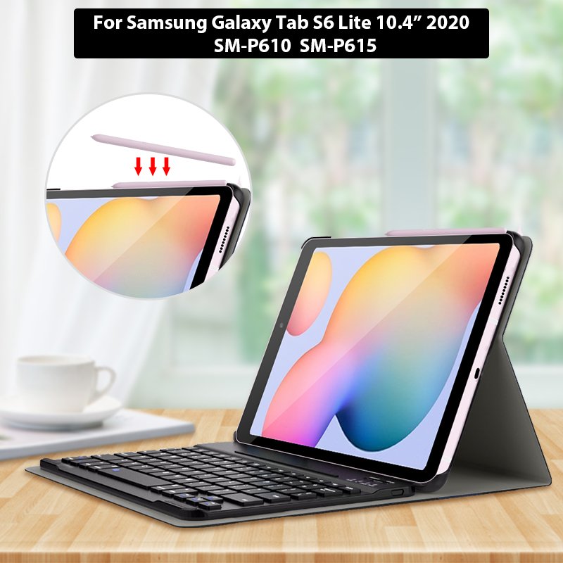 Wireless keyboard case for Samsung Tab S6 lite 10.5 2022 SM P613 P619 for 2019 SM- P610 P615 Magnetic cover factory wholesales