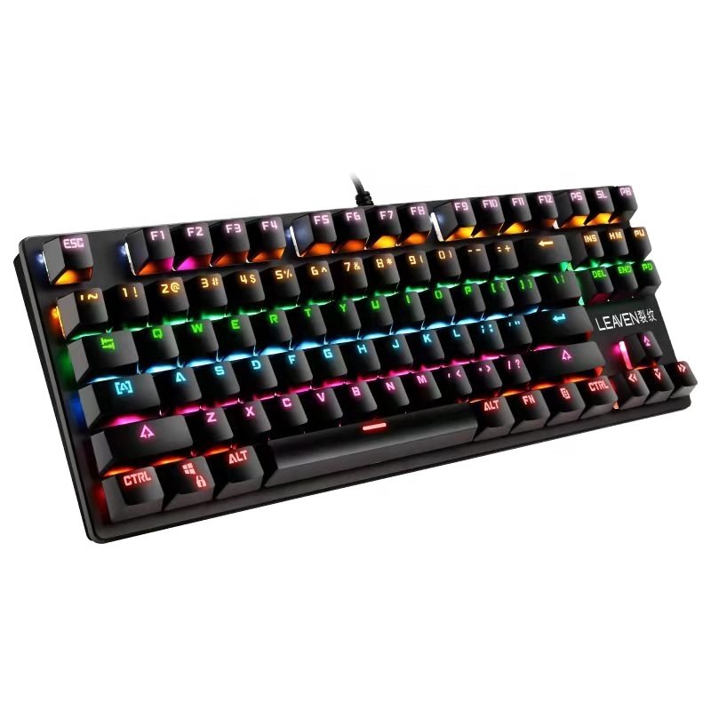 K550 2022 Manufactured Rgb Led Professional 87 Key Mechanical Pc Gaming Keyboard