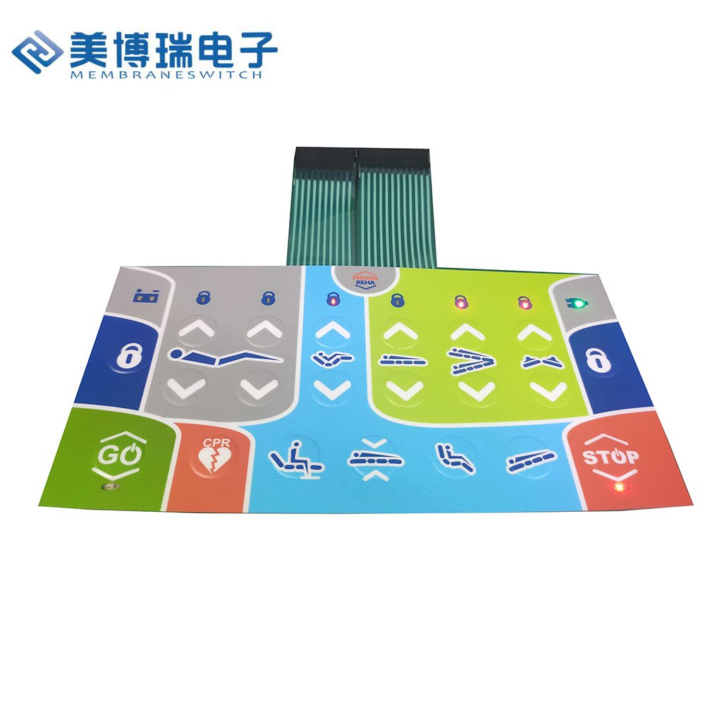 PET waterproof membrane foil switch keyboard manufacture