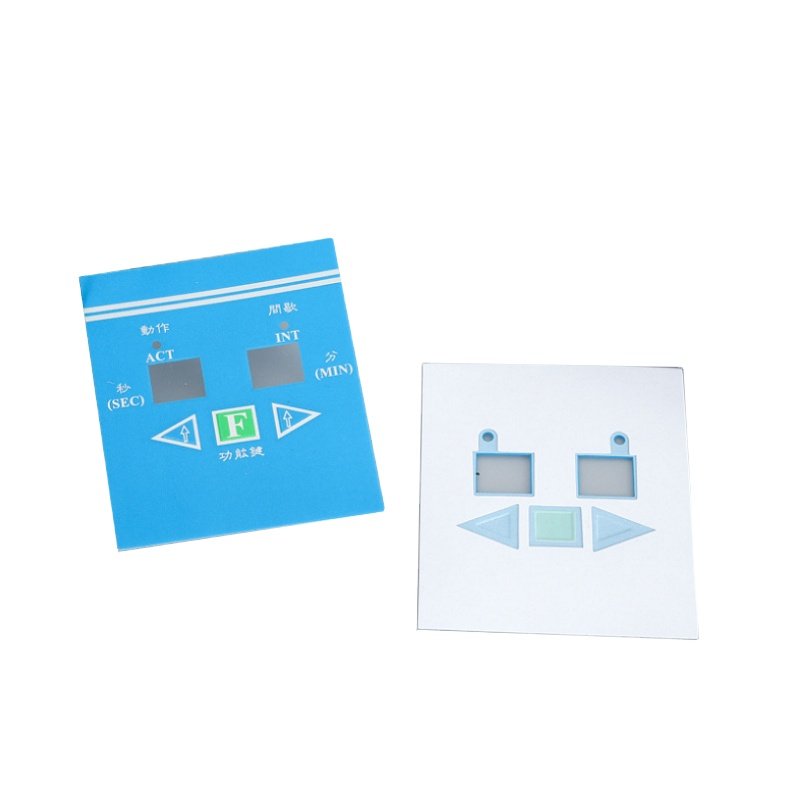 Household Appliances PVC Membrane Control Panel Graphic Overlay