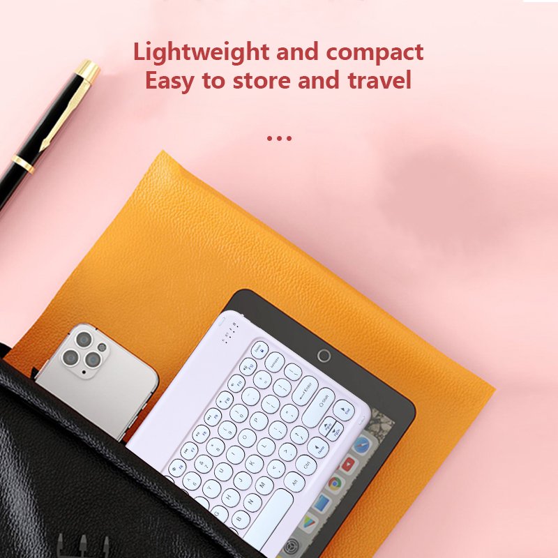 10 Inch Universal Portable Mobile Phone Tablet Wireless Bts Keyboard For Imac Laptops Apple Notebook