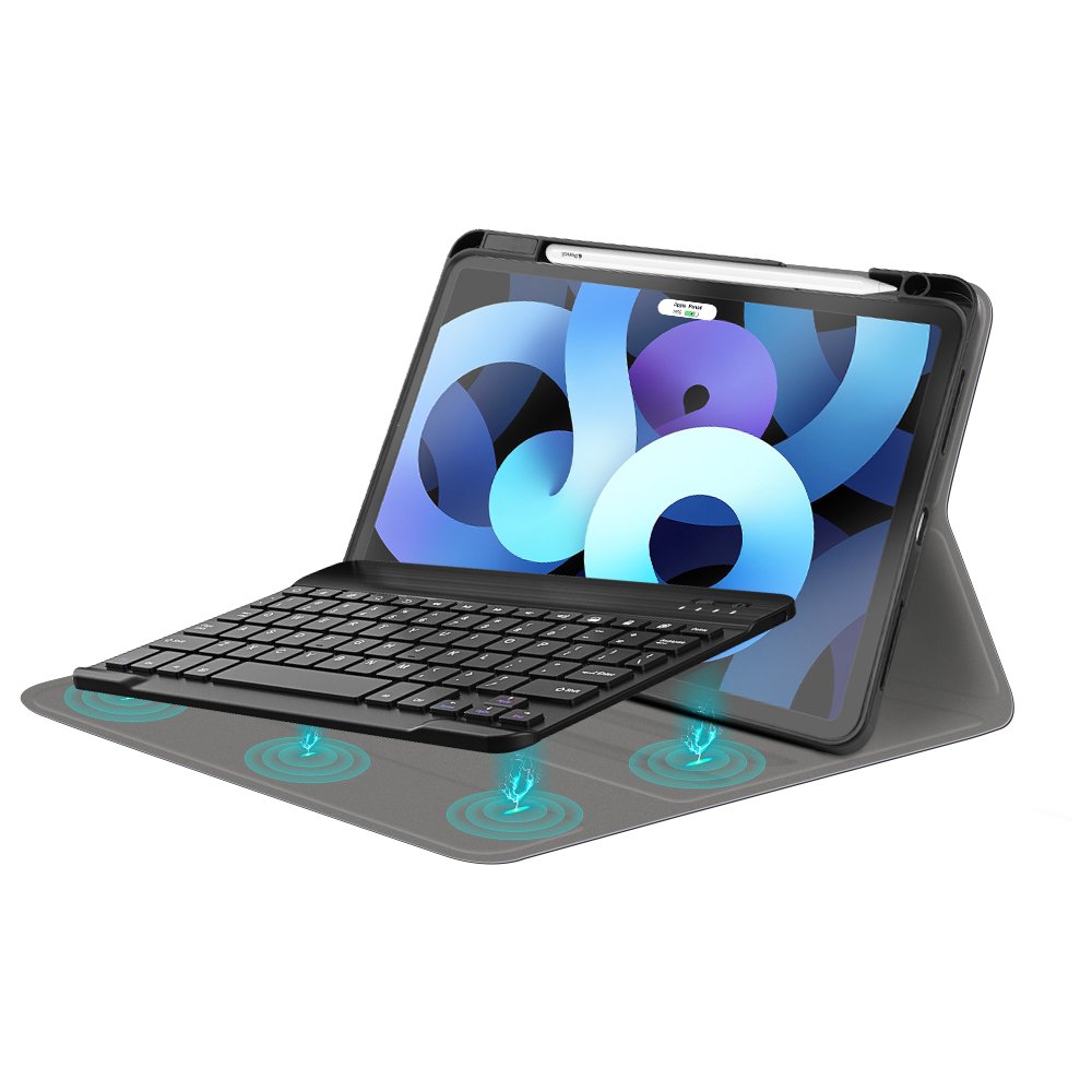 Magnetic Keyboard case for ipad air 5 10.9 4th Gen 2020 case cover with pencil holder factory wholesales