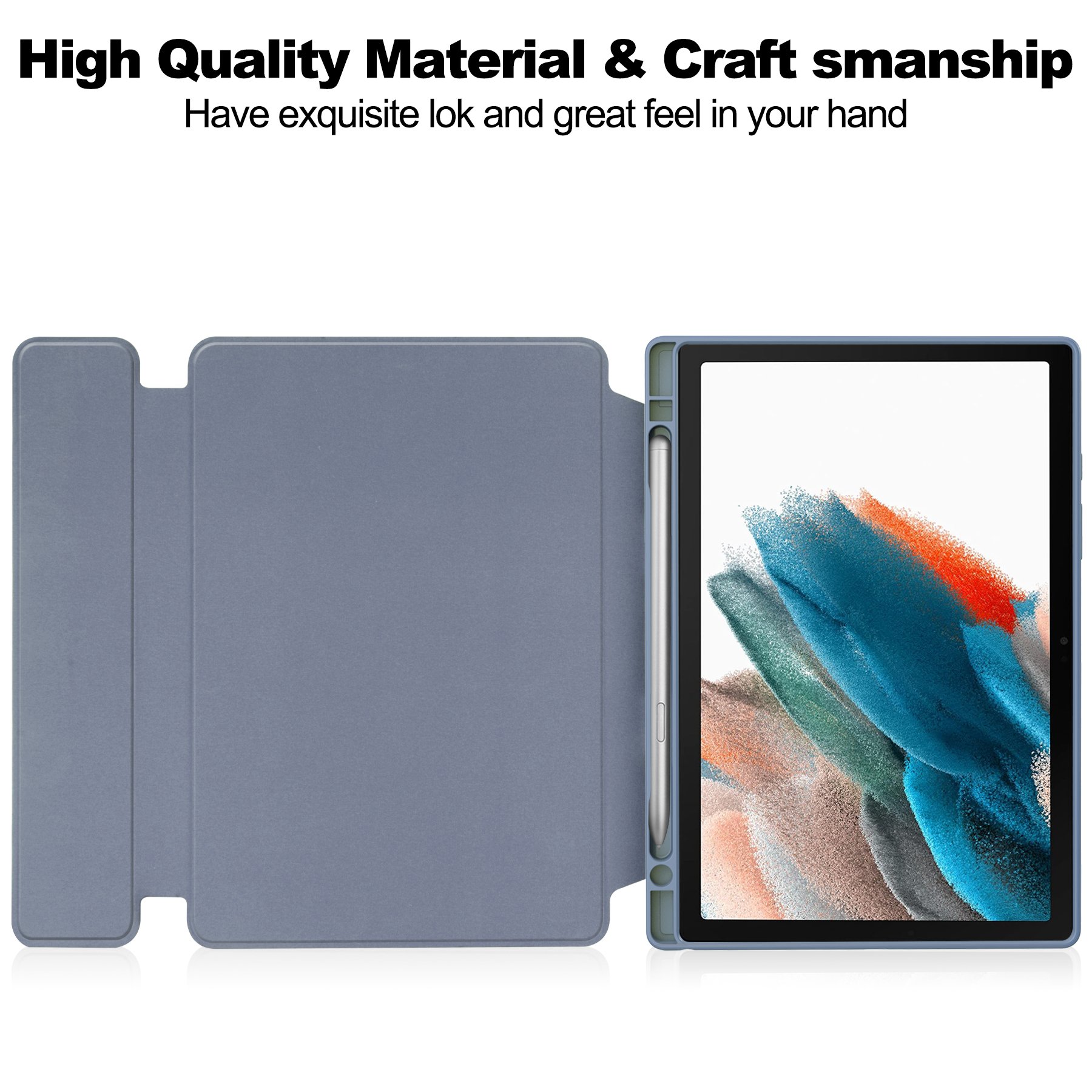 Soft TPU Back Cover For Samsung Galaxy Tab A8 10.5 inch 2021 SM-X200/X205 Keyboard Case With Detachable Wireless Keyboard