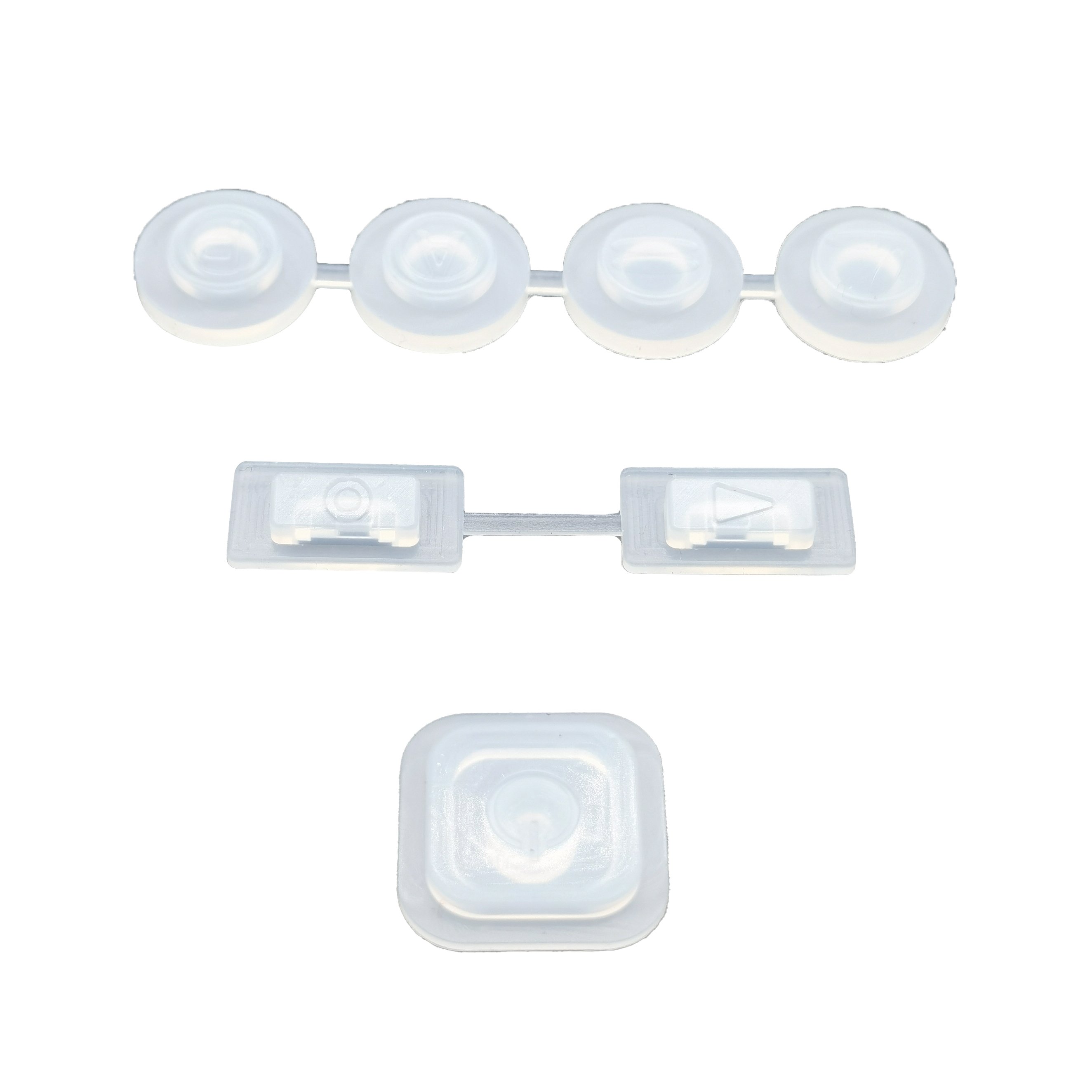 Custom single point electronics calculator contact membrane remote keypad keyboard press conductive rubber silicone push buttons