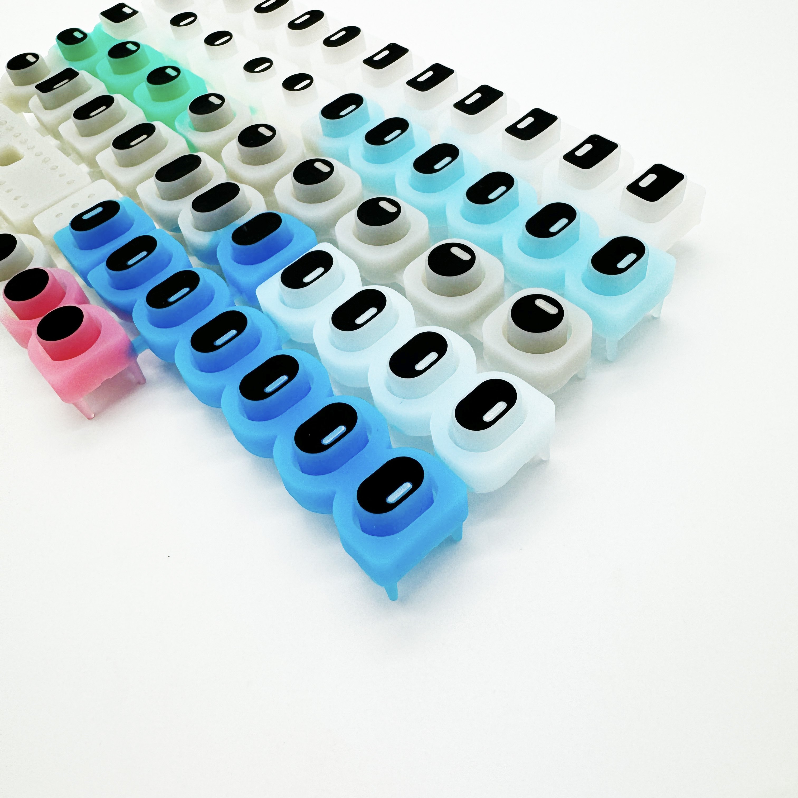 OEM ODM.Custom Conductive Carbon Pill Silicon Rubber Keypads Button Keypad Electronic Remote Control Moulding Processing Service