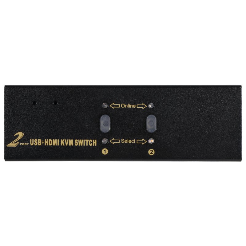 VCOM HD 4K 30Hz HDMI KVM Switch 2 Port Desktop Professional Engineering Computer Keyboard Video Mouse USB Switcher