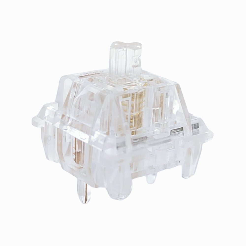 Tecsee Ice Candy Switches PC Housing PC Linear Stem 63.5g Double Gold Spring Mechanical Keyboard Switch