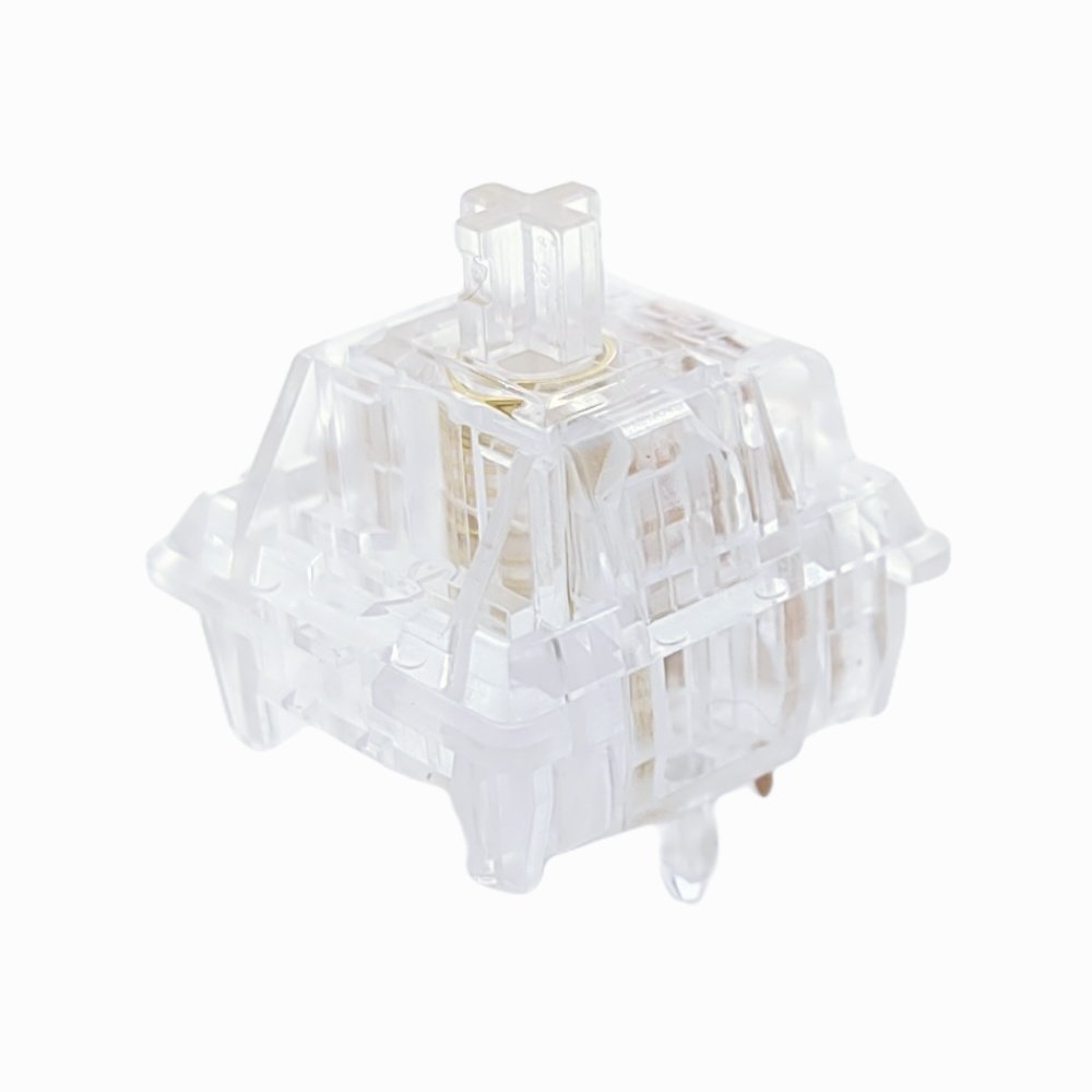 Tecsee Ice Candy Switches PC Housing PC Linear Stem 63.5g Double Gold Spring Mechanical Keyboard Switch