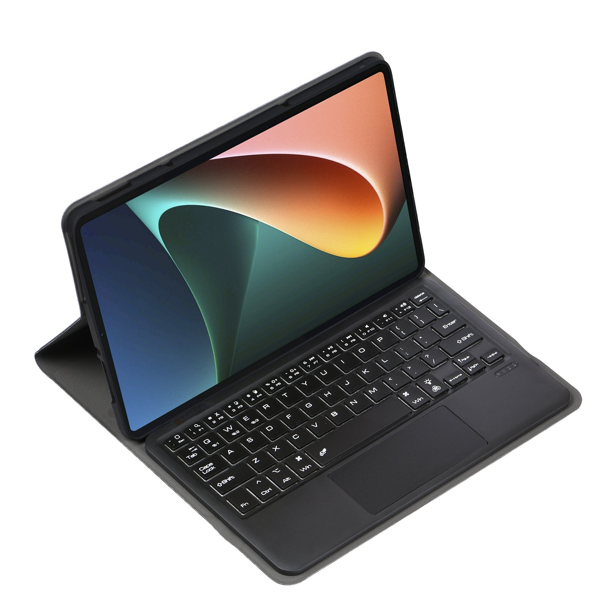 AZERTY Foldable Wireless RGB Backlit Keyboard for Xiaomi Mi Pad 5 Pro French Layout Tablet Cover QWERTY Style New