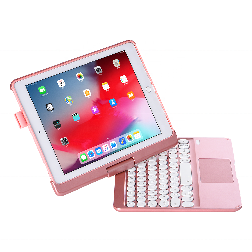 Keyboard case for ipad 10.2 air 5 4 3 pro 11 with magic touchpad keyboard case factory wholesales for ipad 10 gen