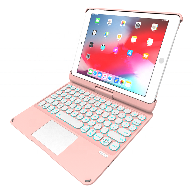 Keyboard case for ipad 10.2 air 5 4 3 pro 11 with magic touchpad keyboard case factory wholesales for ipad 10 gen
