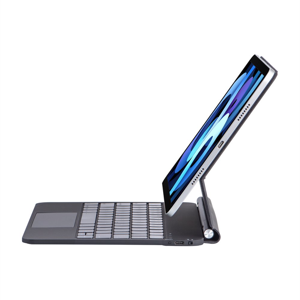PU Leather Keyboard Case for iPad Pro 11 and iPad Air 4 5 10.9 inch Black With English Language