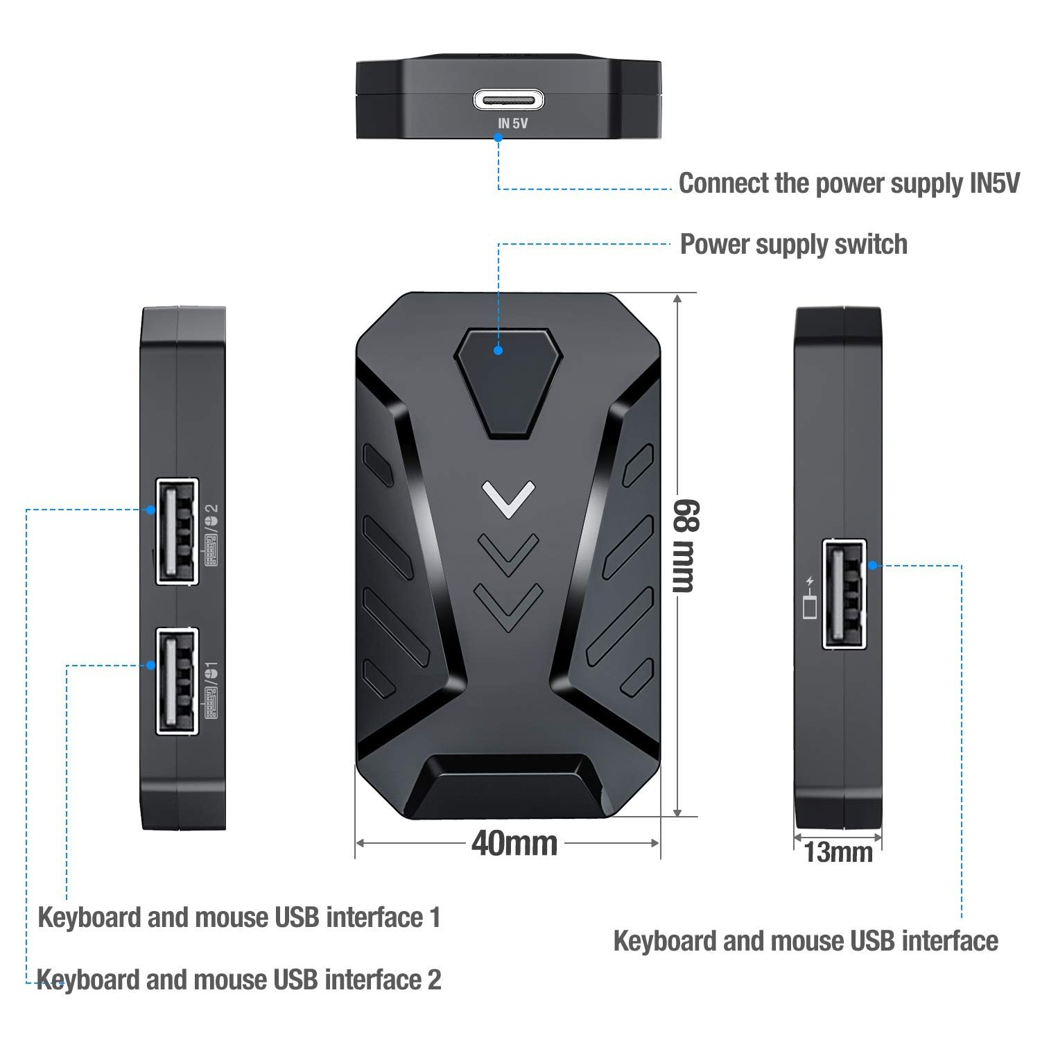 Gamepad Controller Converter Mix Master For PS4 Keyboard Mouse Adapter For XBOXes ONE ps3 ps5 Game Console