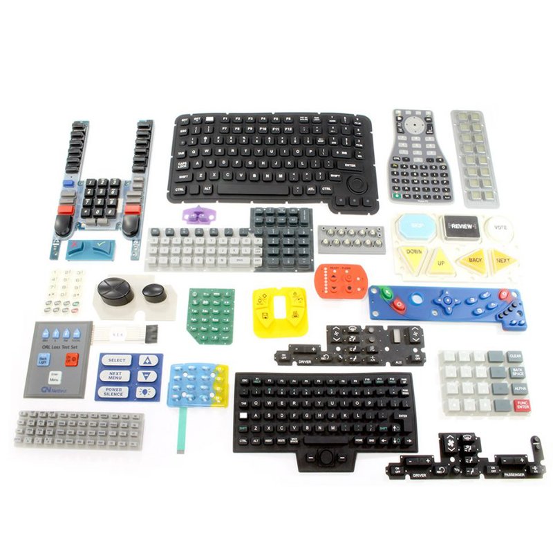 Keycaps Silicone Switch Waterproof Keypad Silicone Gaming Mechanical Keyboard Office Plastic CN;GUA POS touching keyboard 2024