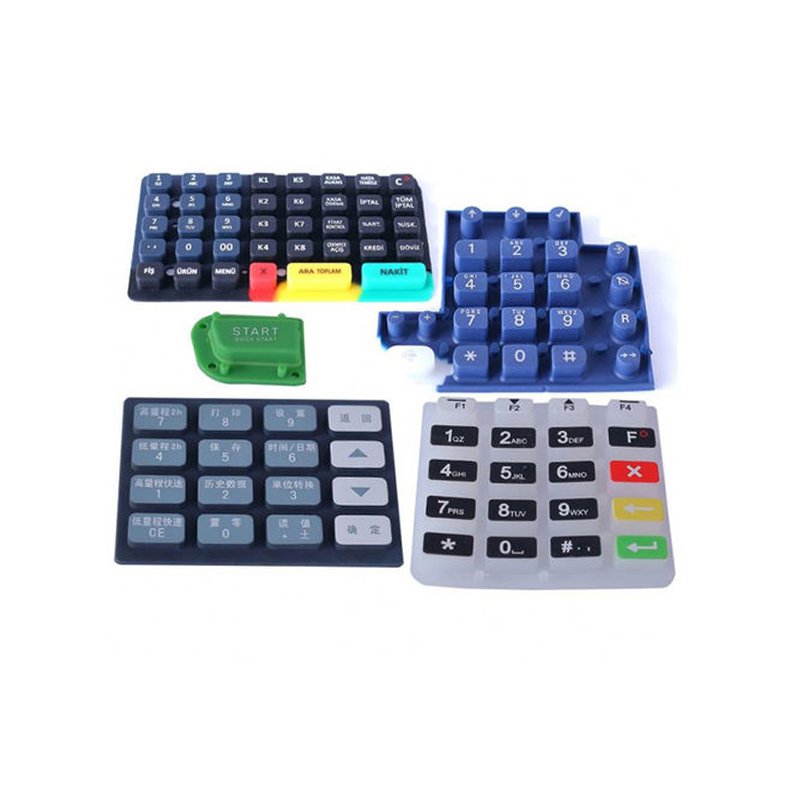 Keycaps Silicone Switch Waterproof Keypad Silicone Gaming Mechanical Keyboard Office Plastic CN;GUA POS touching keyboard 2024
