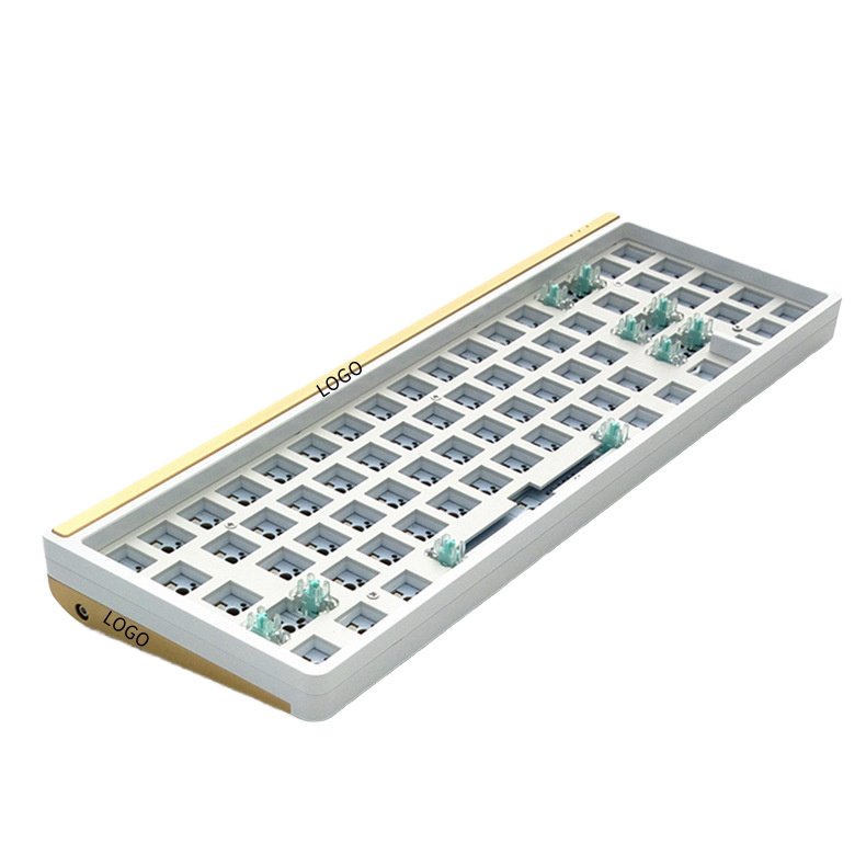 Metal processing factory cnc keyboard case custom rapid cnc mechanical aluminum keyboard base and keyboard caps kits service