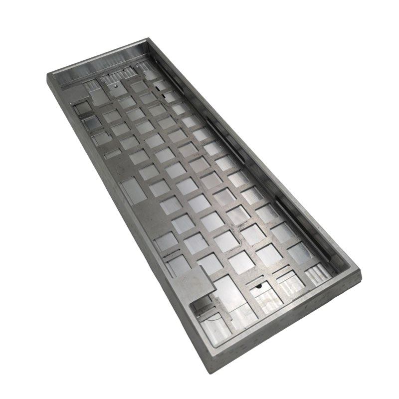 Metal processing factory cnc keyboard case custom rapid cnc mechanical aluminum keyboard base and keyboard caps kits service