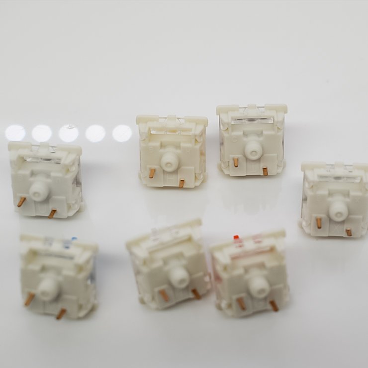 G axis mechanical keyboard silent switch patch red black green white Gateron switch