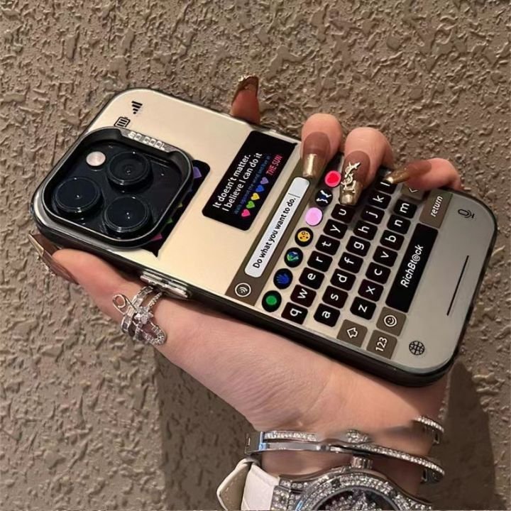 Bulk Colours Print Keyboard Design Hard PC Phone Case For iPhone 15 14 13 12 11 pro max Shockproof Protect Back Cover Shell